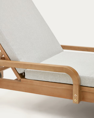 Шезлонг La Forma Sonsaura 198 x 74 x h33 см, из массива эвкалипта