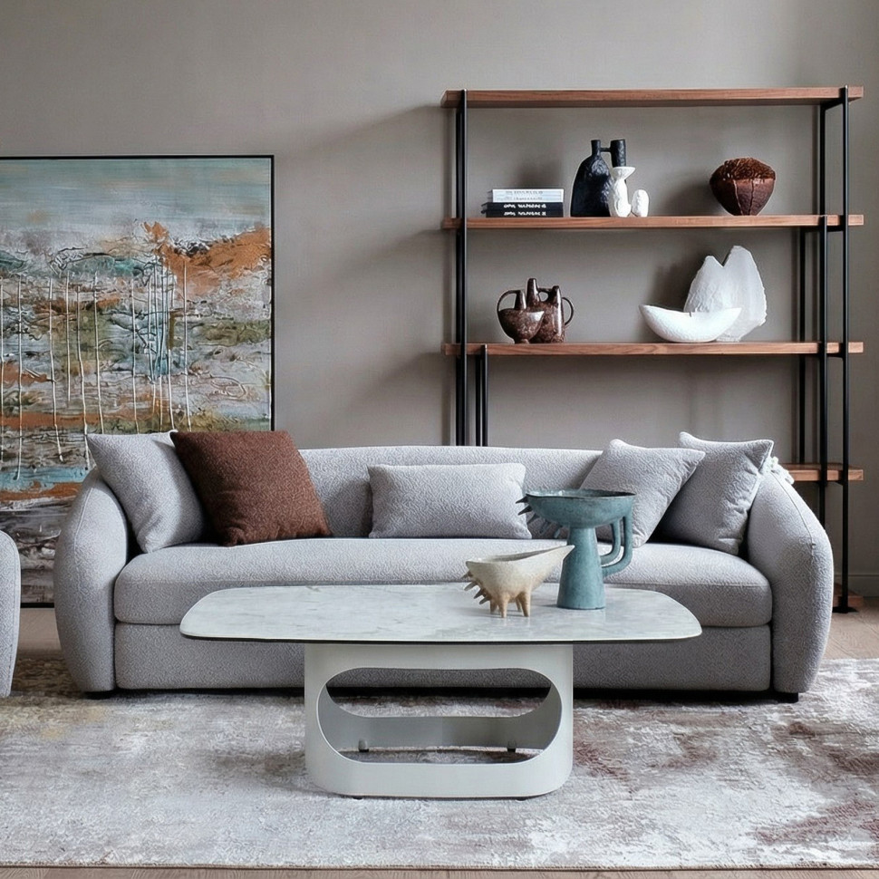 Журнальный столик Mod Interiors Toledo 120 x 65 x h40 см, стеклокерамика, металл