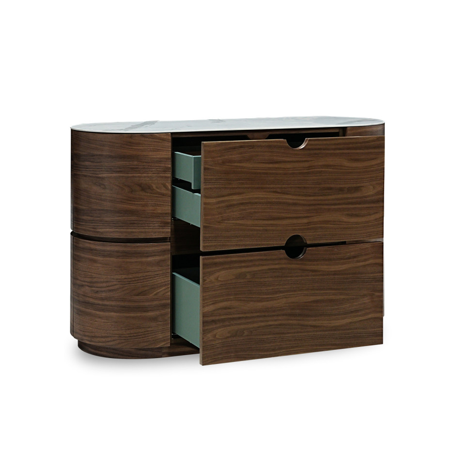 Комод Mod Interiors Tishina By Sergey Трегубов 135 x 55 x h86 см, шпон ореха - фото товара