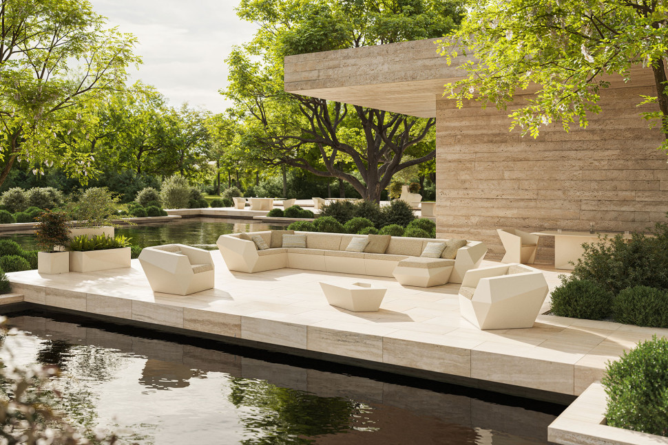 Журнальный стол Vondom Faz Low - стиль