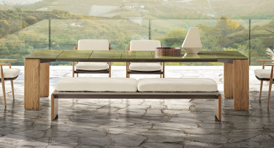 Банкетка Minotti Emmi Cord Outdoor