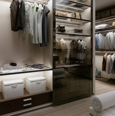 Гардеробная Mobilform Night collection Sistema metros 03