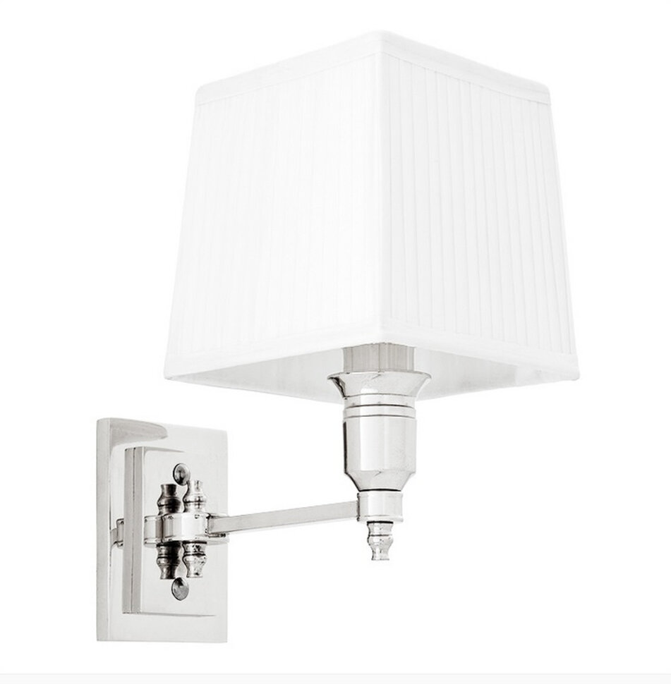 Бра Eichholtz Lexington Single 14 x 22 x h27 см, с белым абажуром