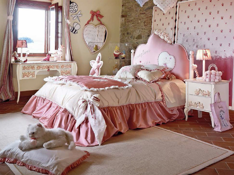 Кровать Nuvola con cuori Volpi Classic 5024/M + 6101/m