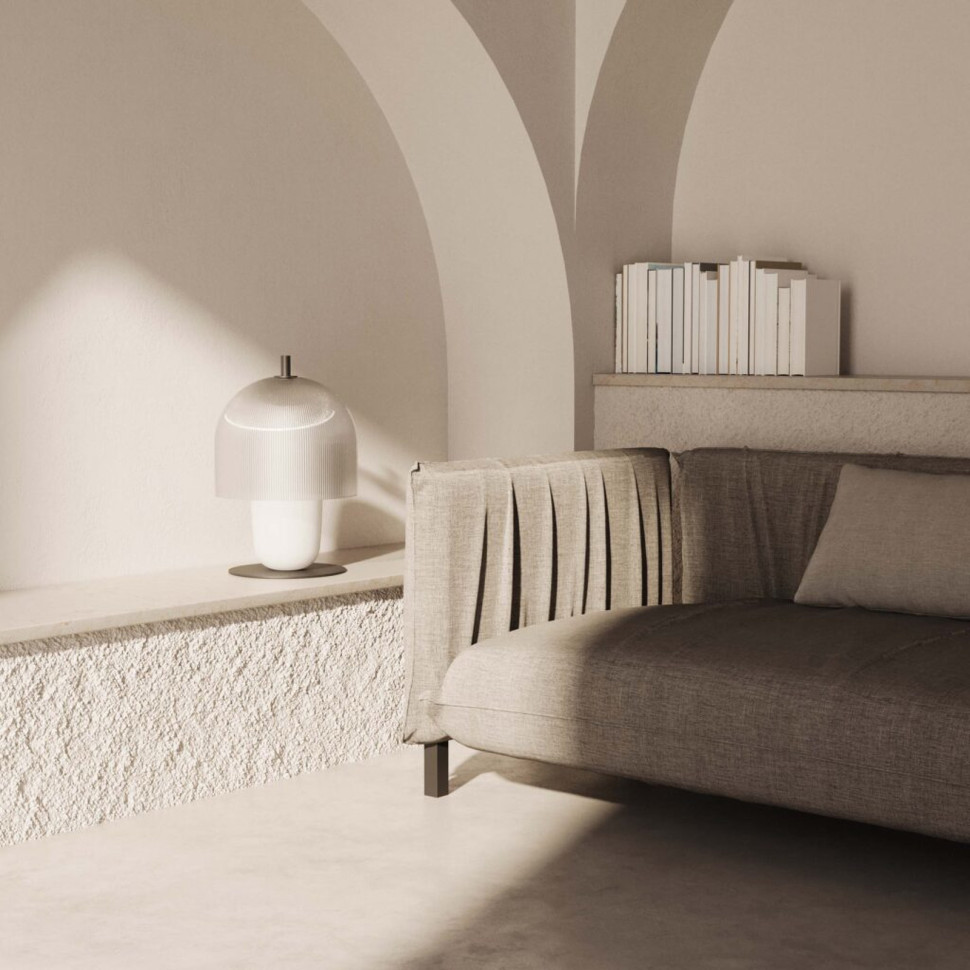 Настольная лампа Aromas Del Campo Holm, высота 46 x диаметр 30 см, опал - фото товара