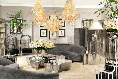 Подвесная люстра Hermitage L Eichholtz Lighting 95h x d80 nc36321