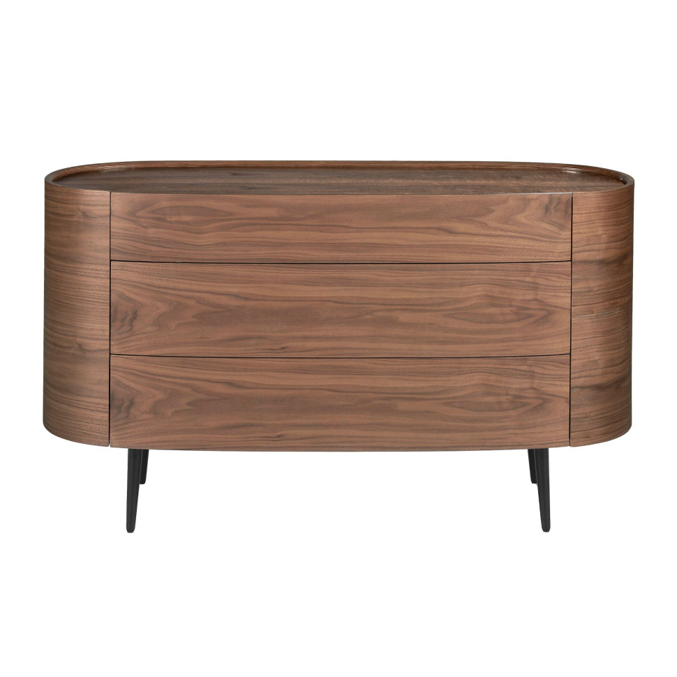 Комод Angel Cerda AC2001DR 135 x 48 x h75 см, овальный, ореховый