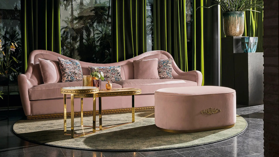 Пуф Angelo cappellini Oval 34109 - материал