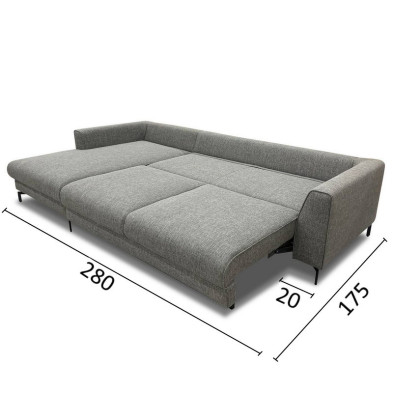 Угловой диван-кровать Boston Nice (c оттоманкой) Mod Interiors Selection 280 x 102/175 x 88h nc91828