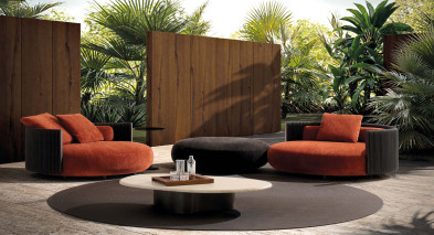 Кресло Minotti Bézier Cord Outdoor