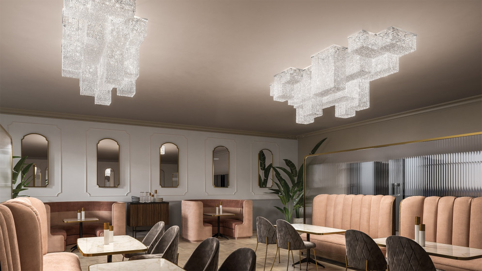 Светильник люстра Masiero Cubo Combo PL 300 RC