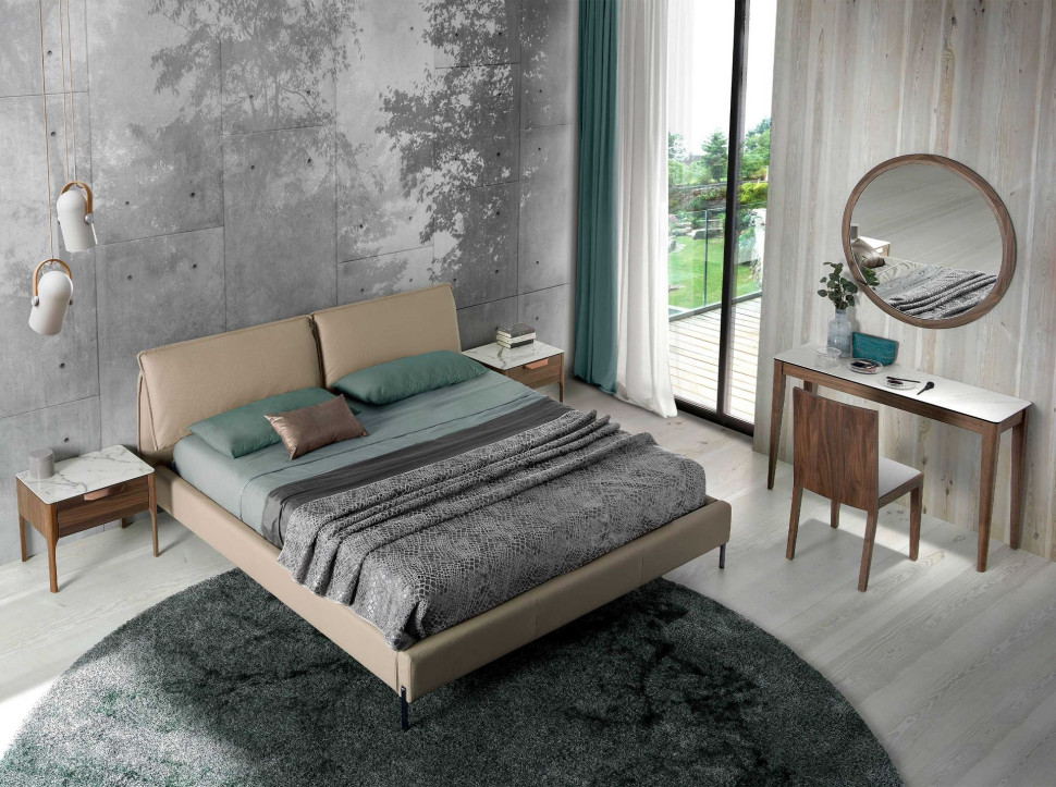 Консоль Angel Cerda 315-X 120 x 39 x h75 см, из орехового дерева с керамической столешницей