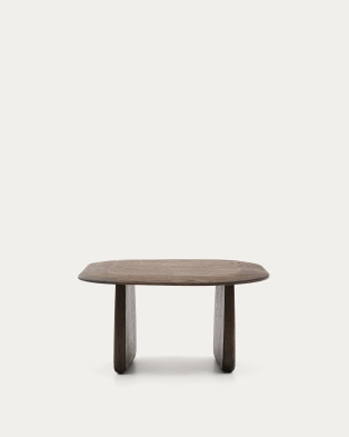 Журнальный столик La Forma Pirita 71 x 70 x h38 см, массив дуба, коричневый