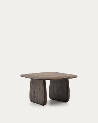 Журнальный столик La Forma Pirita 71 x 70 x h38 см, массив дуба, коричневый
