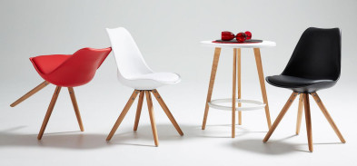 Стул La Forma Lars 56 x 48 x h83 см, красный