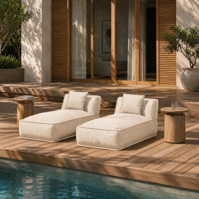 Шезлонг Atmosphera Soft 175 x 85 x h70 см