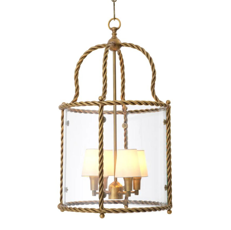 Люстра Eichholtz Preston h72,5 x диаметр 46 см, состаренная латунь