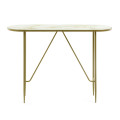Консоль La Forma Elisenda 110 x 35 x h76 см, золотой, белый