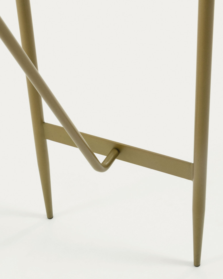 Консоль La Forma Elisenda 110 x 35 x h76 см, золотой, белый