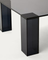 Журнальный столик La Forma Adularia 140 x 60 x h30 см, из тёмно-серого стекла