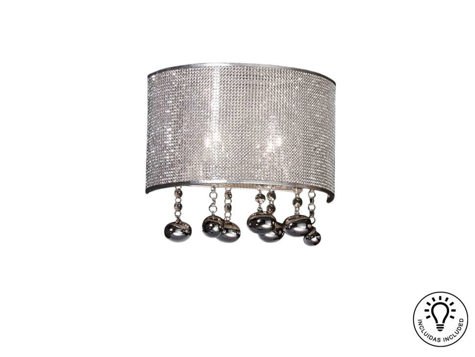 Бра Schuller Андромеда 2L 30 x 15 x h27 см, хромированное - фото товара