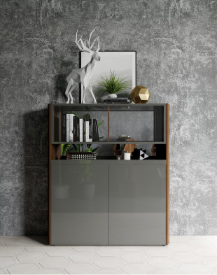 Витрина Mod Interiors Avila 129,6 x 40,5 x 150h nc67319