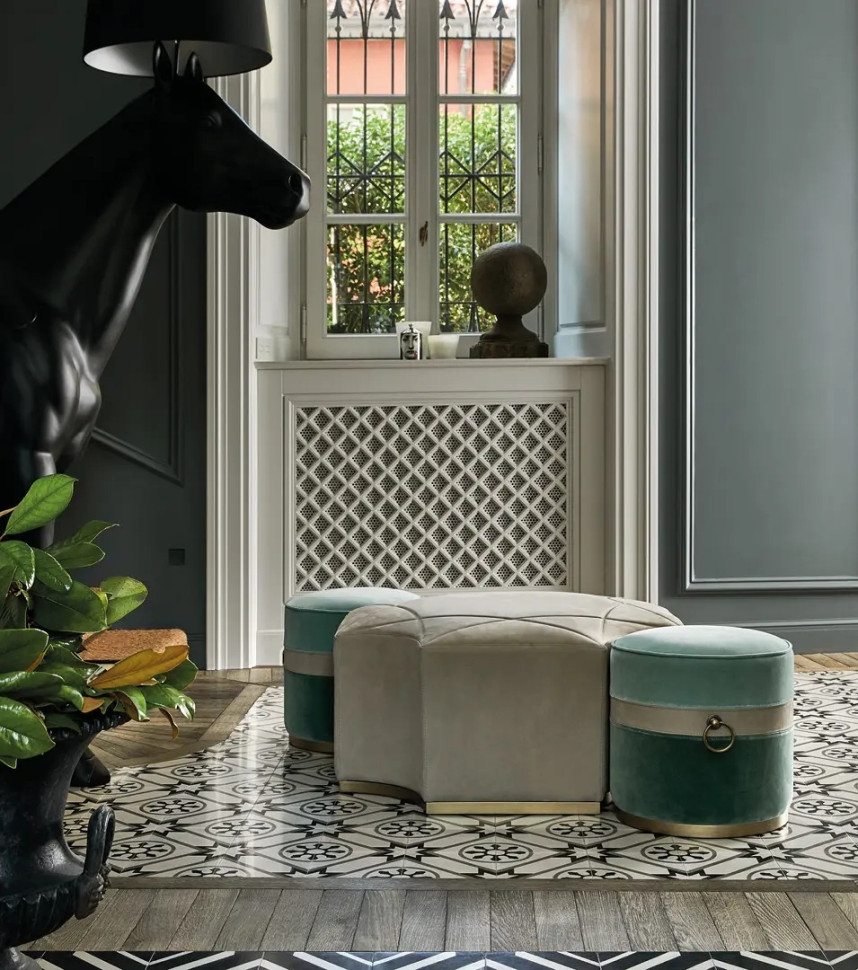 Пуф Angelo cappellini Octagonal 34111 - стиль