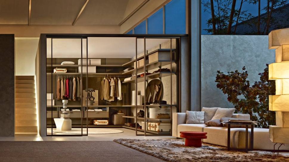 Гардеробная Molteni Dwell - материал