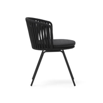 Садовый стул La Forma Saconca 59 x 56 x h77 см, чёрный