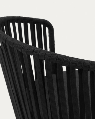 Садовый стул La Forma Saconca 59 x 56 x h77 см, чёрный