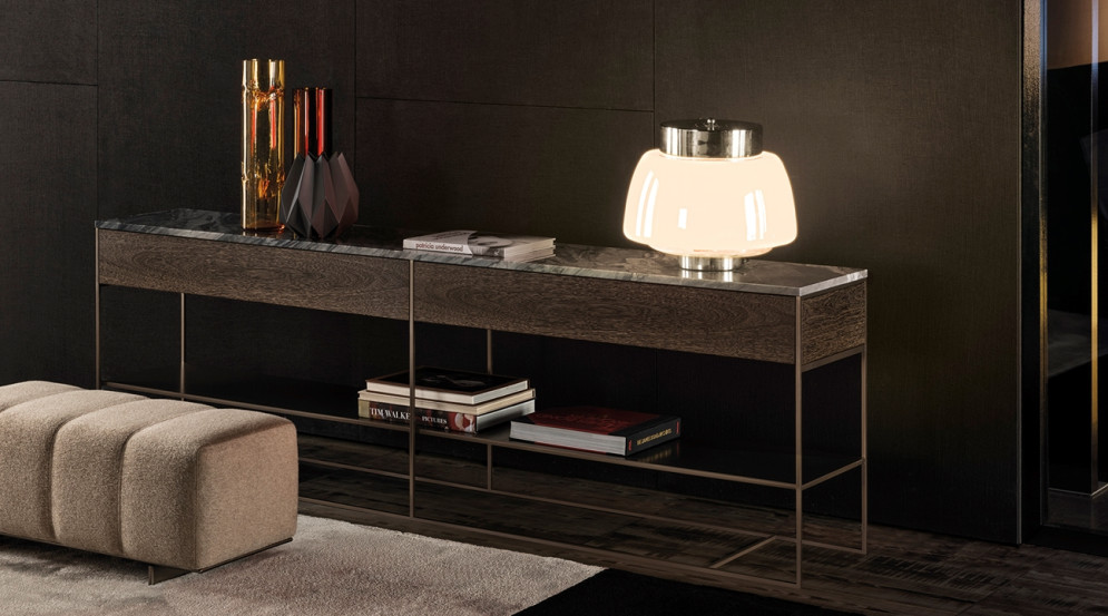 Консоль Minotti Calder Bronze