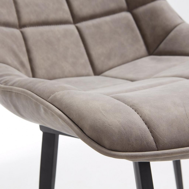 Стул La Forma Adah 51 x 59 x h82 см, бежево-серый