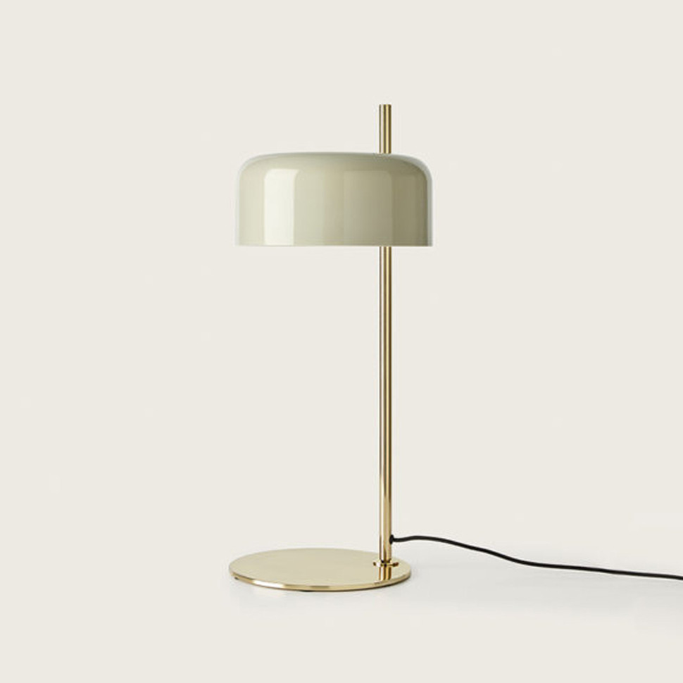 Настольная лампа Aromas Del Campo Lalu h51 x диаметр основания 20, диаметр плафона 22 см, золото, нежно-зелёный