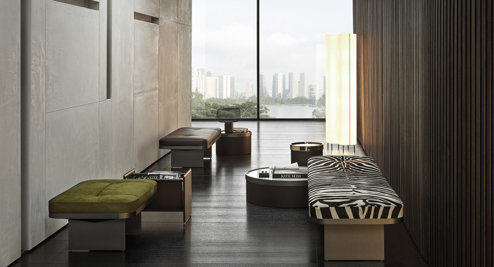 Банкетки и пуфы Minotti Clive - стиль