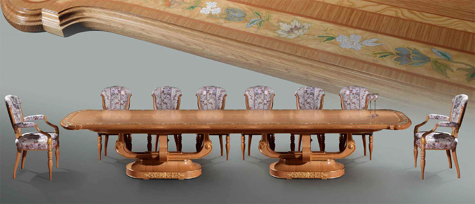 Стол в столовую Ezio bellotti Platinum vol. ii 1103