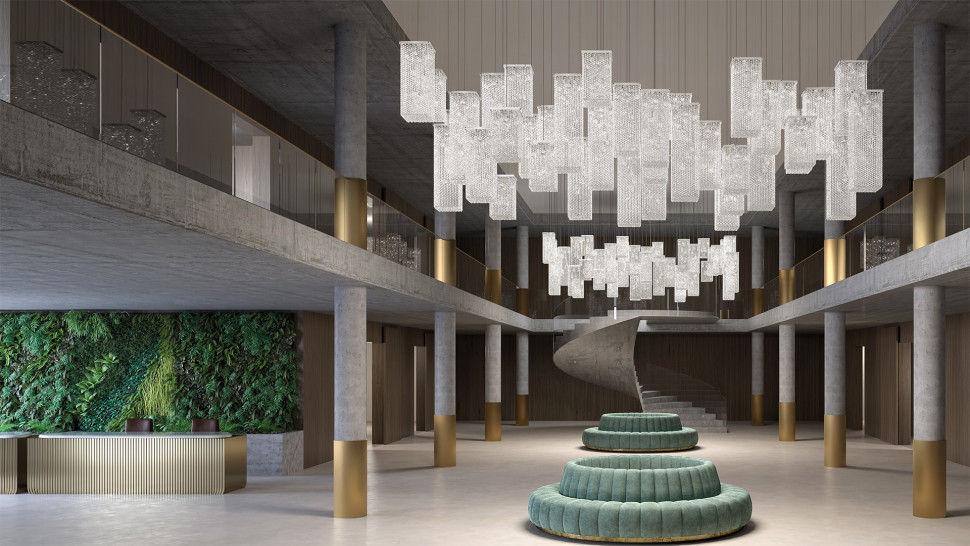 Светильник люстра Masiero Cubo Combo S40 200 RC