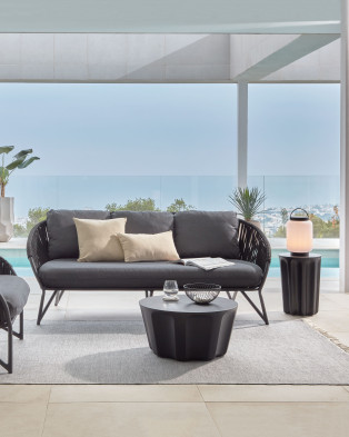 Диван La Forma Branzie 180 x 90 x h77 см, чёрный