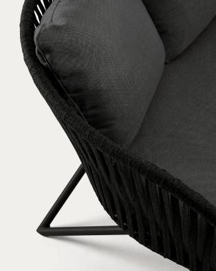 Диван La Forma Branzie 180 x 90 x h77 см, чёрный