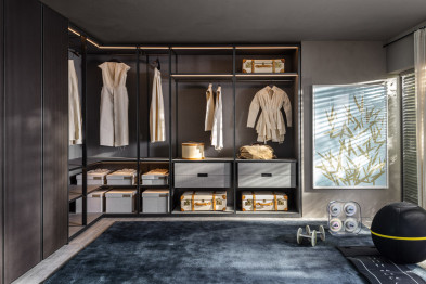 Гардеробная Molteni Gliss master Bamboo