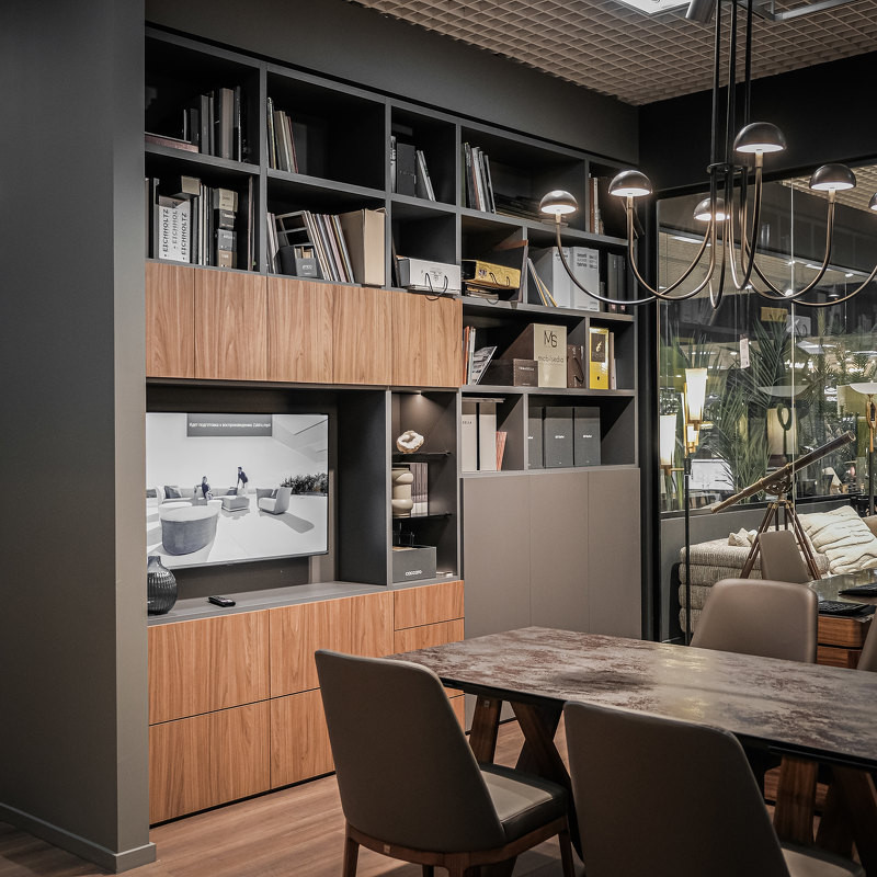 Модульная стенка Alf Dafre My Space 350 x 41,6 x 300h nc101915 - материал