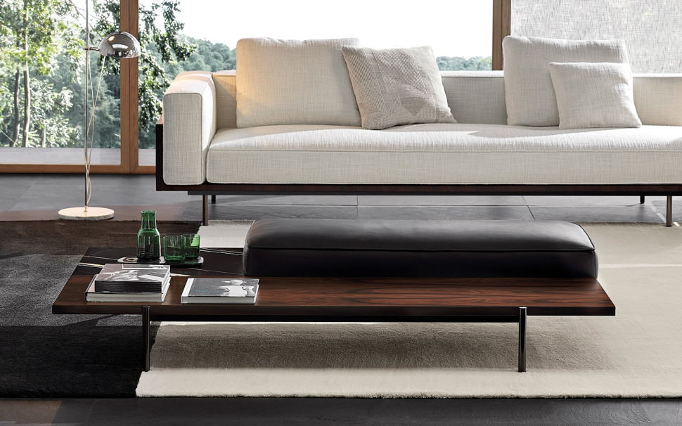Банкетка Minotti Superquadra - стиль