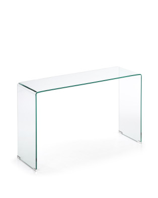 Консоль La Forma Burano 125 x 40 x h76 см, прозрачное стекло