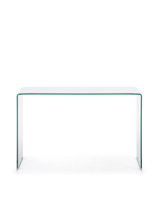 Консоль La Forma Burano 125 x 40 x h76 см, прозрачное стекло