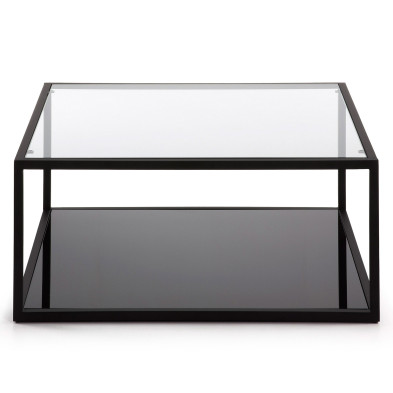 Журнальный столик La Forma Greenhill 80 x 80 x h35 см, чёрный