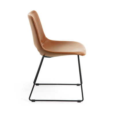 Стул La Forma Ziggy 49 x 55 x h78 см, без подлокотников, коричневый