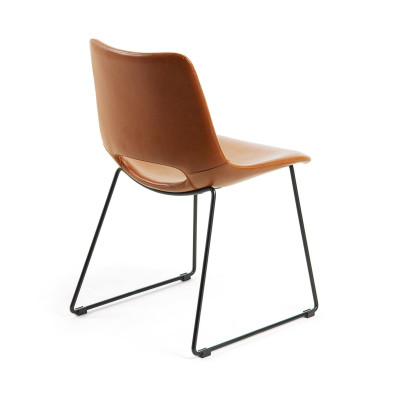 Стул La Forma Ziggy 49 x 55 x h78 см, без подлокотников, коричневый