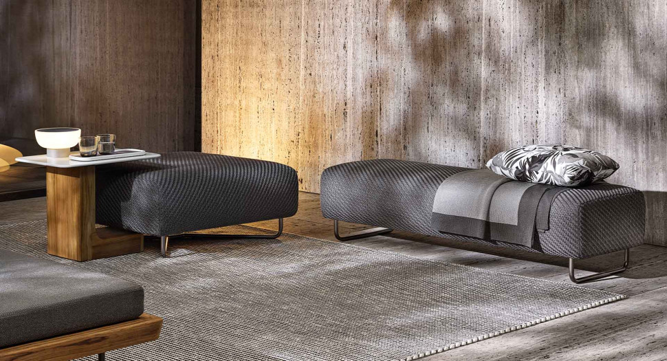 Банкетки и пуфы Minotti Sunray Luke - стиль