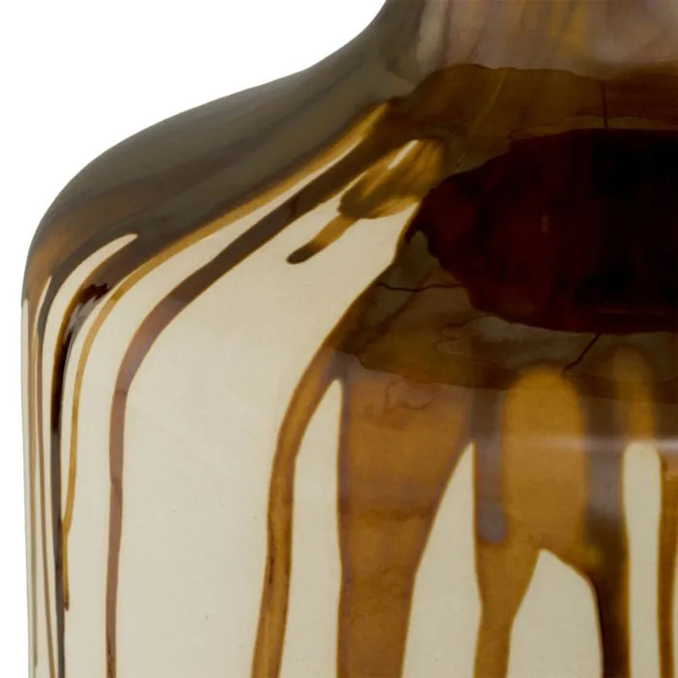 Настольная лампа Eichholtz Lorena 33, 45 x h86 см, коричневая керамика - стиль