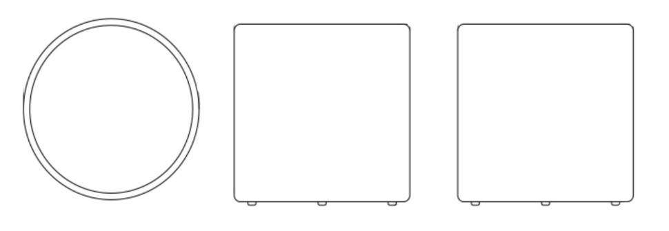 Приставной столик Drone Skyline Design Skyline 55h x ø55 nc93383