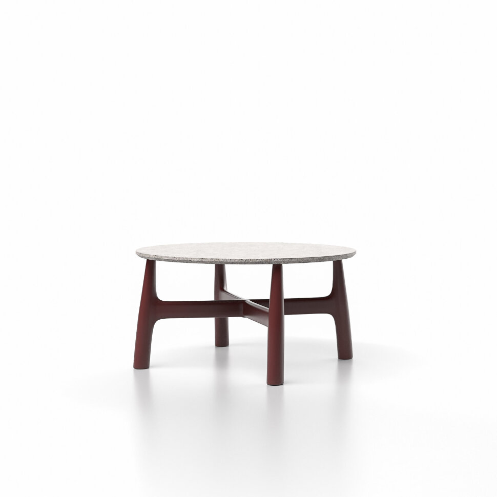 Журнальный столик Skld Studio Serra диаметр 82,5 x h43,5 см